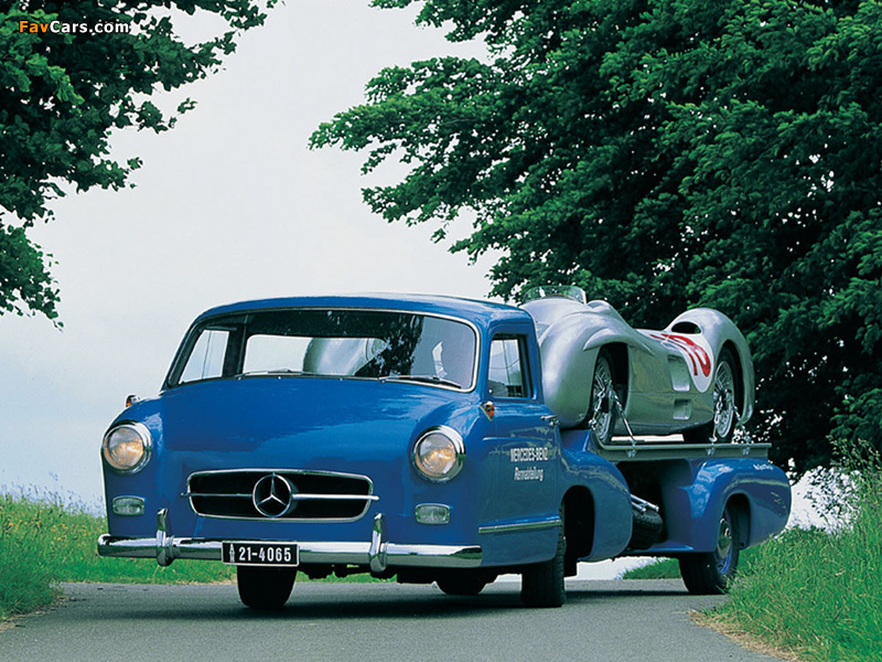 Images of Mercedes-Benz Blue Wonder Transporter 1954 (800 x 600)