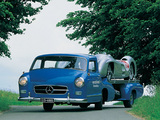 Images of Mercedes-Benz Blue Wonder Transporter 1954
