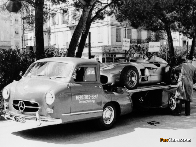 Mercedes-Benz Blue Wonder Transporter 1954 photos (640 x 480)