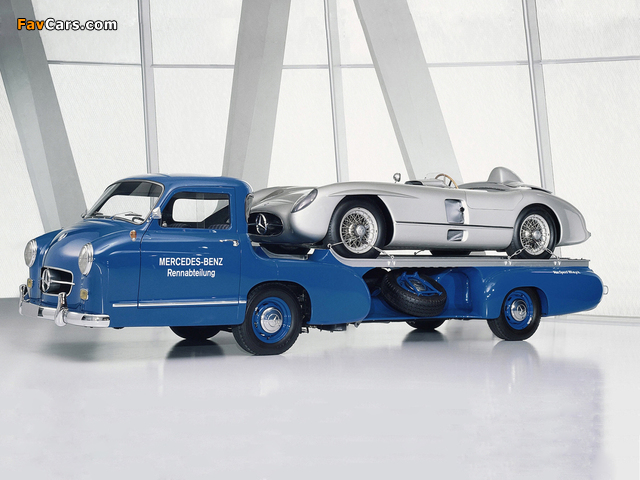 Mercedes-Benz Blue Wonder Transporter 1954 pictures (640 x 480)
