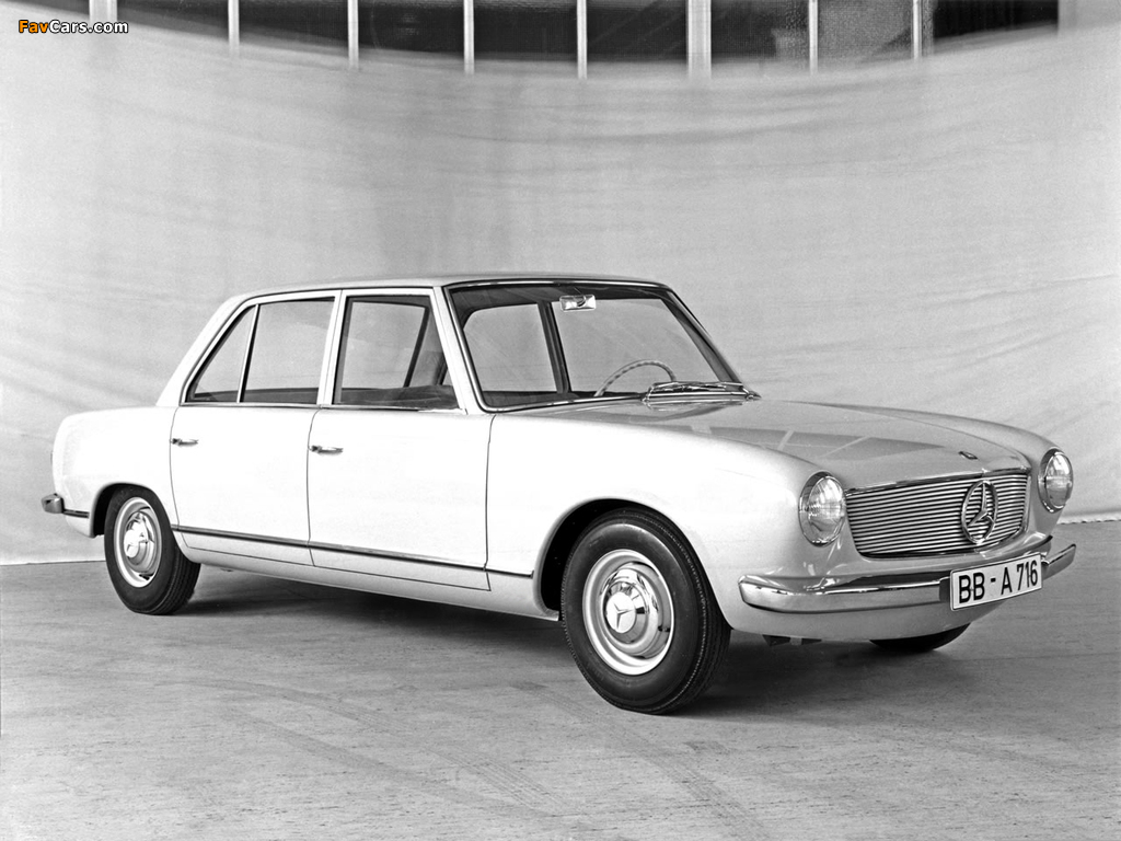 Mercedes-Benz W118/W119 Prototype 1960 pictures (1024 x 768)