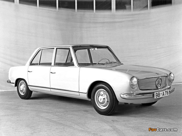 Mercedes-Benz W118/W119 Prototype 1960 pictures (640 x 480)
