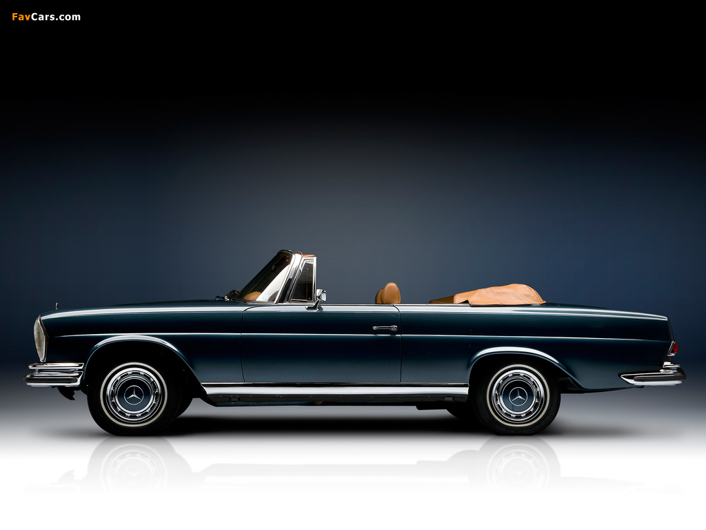 Mercedes-Benz 280 SE Cabriolet Prototype (W111) 1967 wallpapers (1024 x 768)