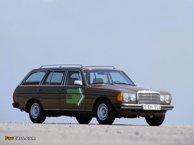 Mercedes-Benz E-Klasse Estate Elektro-Antrieb (S123) 1982 images (640 x 480)