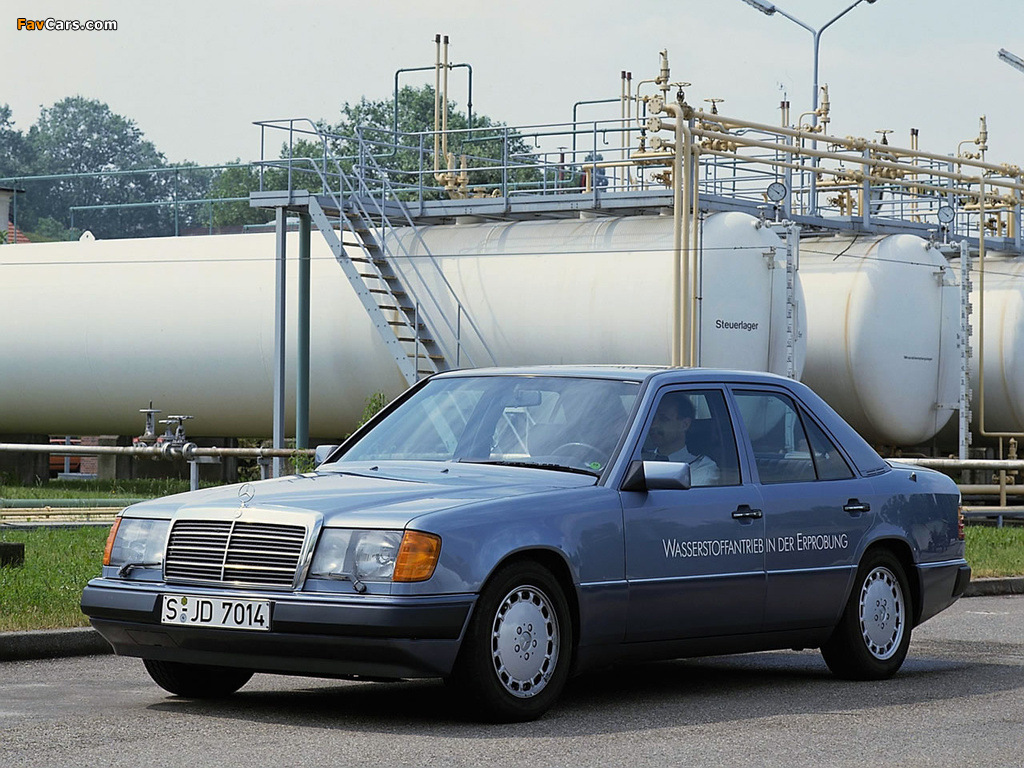 Mercedes-Benz 230 E Wasserstoffantrieb Prototype (W124) 1992 wallpapers (1024 x 768)