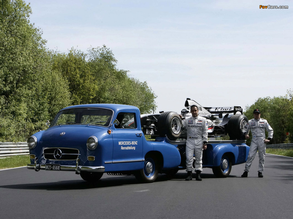 Photos of Mercedes-Benz Blue Wonder Transporter 1954 (1024 x 768)