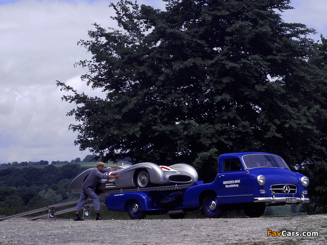Pictures of Mercedes-Benz Blue Wonder Transporter 1954 (640 x 480)