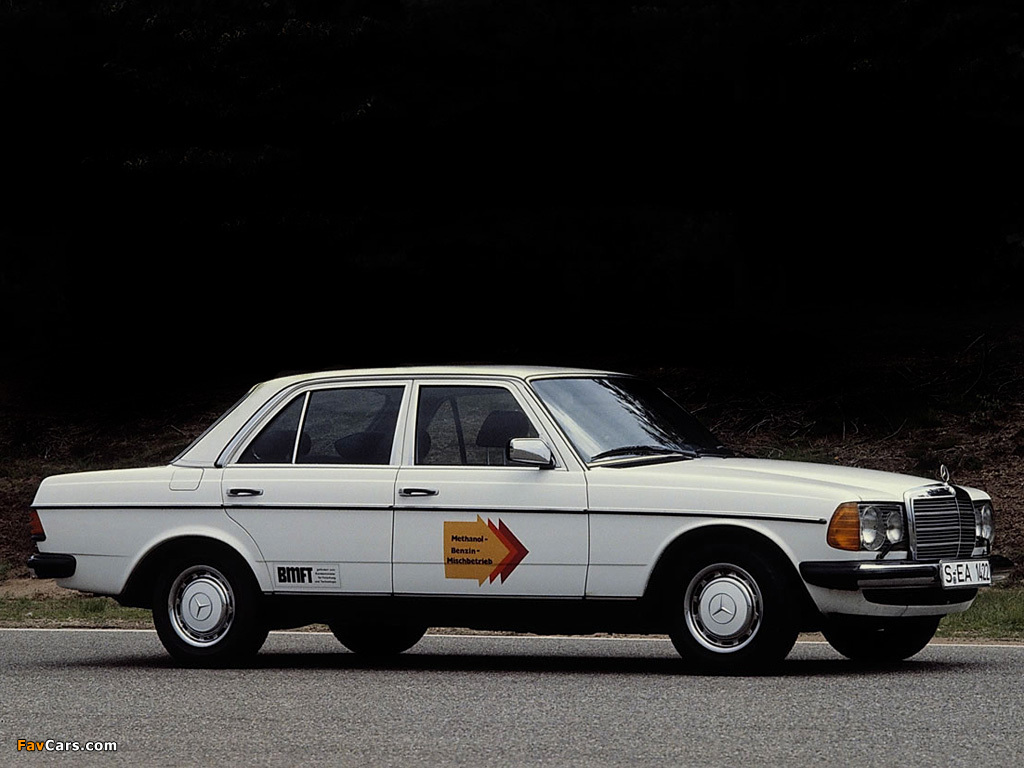 Pictures of Mercedes-Benz 230 Methanol Antrieb (W123) 1979 (1024 x 768)