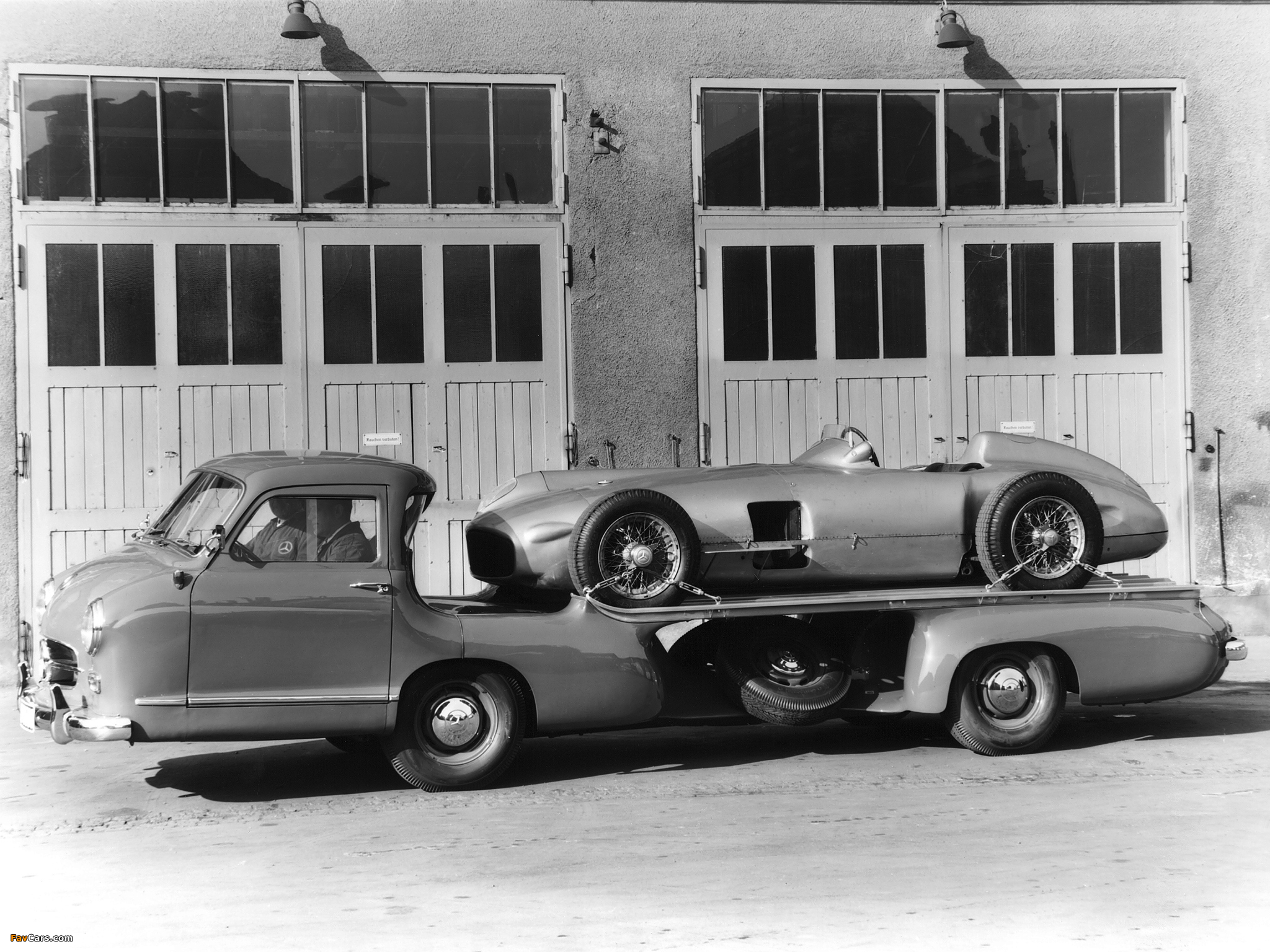 Mercedes-Benz Blue Wonder Transporter 1954 wallpapers (2048 x 1536)