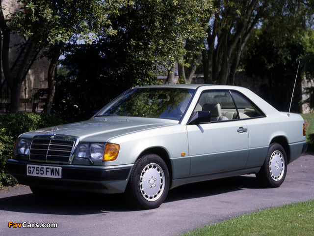 Images of Mercedes-Benz E-Klasse Coupe UK-spec (C124) 1987–96 (640 x 480)