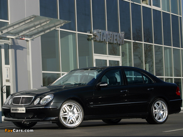 Images of Brabus E V12 S (W211) 2002–06 (640 x 480)