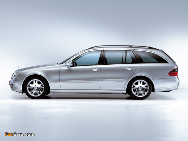 Images of Mercedes-Benz E 350 Estate (S211) 2004–06 (640 x 480)