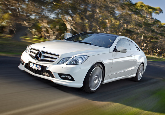 Images of Mercedes-Benz E 500 Coupe AMG Sports Package AU-spec (C207) 2009–12