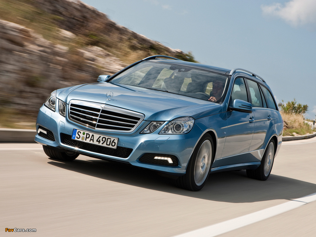 Images of Mercedes-Benz E 350 CDI 4MATIC Estate (S212) 2009–12 (1024 x 768)