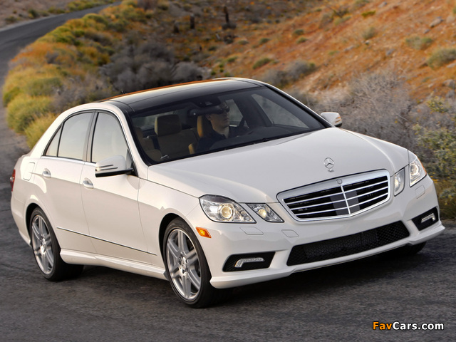 Images of Mercedes-Benz E 550 AMG Sports Package (W212) 2009–12 (640 x 480)
