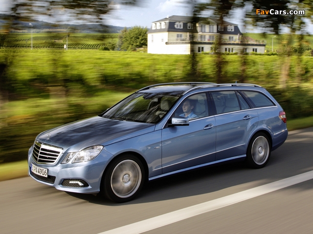 Images of Mercedes-Benz E 350 CDI 4MATIC Estate (S212) 2009–12 (640 x 480)