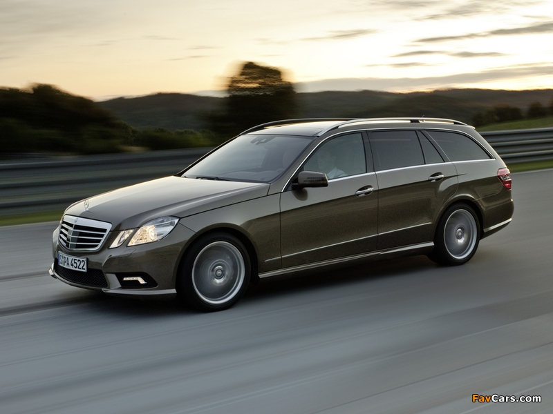 Images of Mercedes-Benz E 500 AMG Sports Package Estate (S212) 2009–12 (800 x 600)