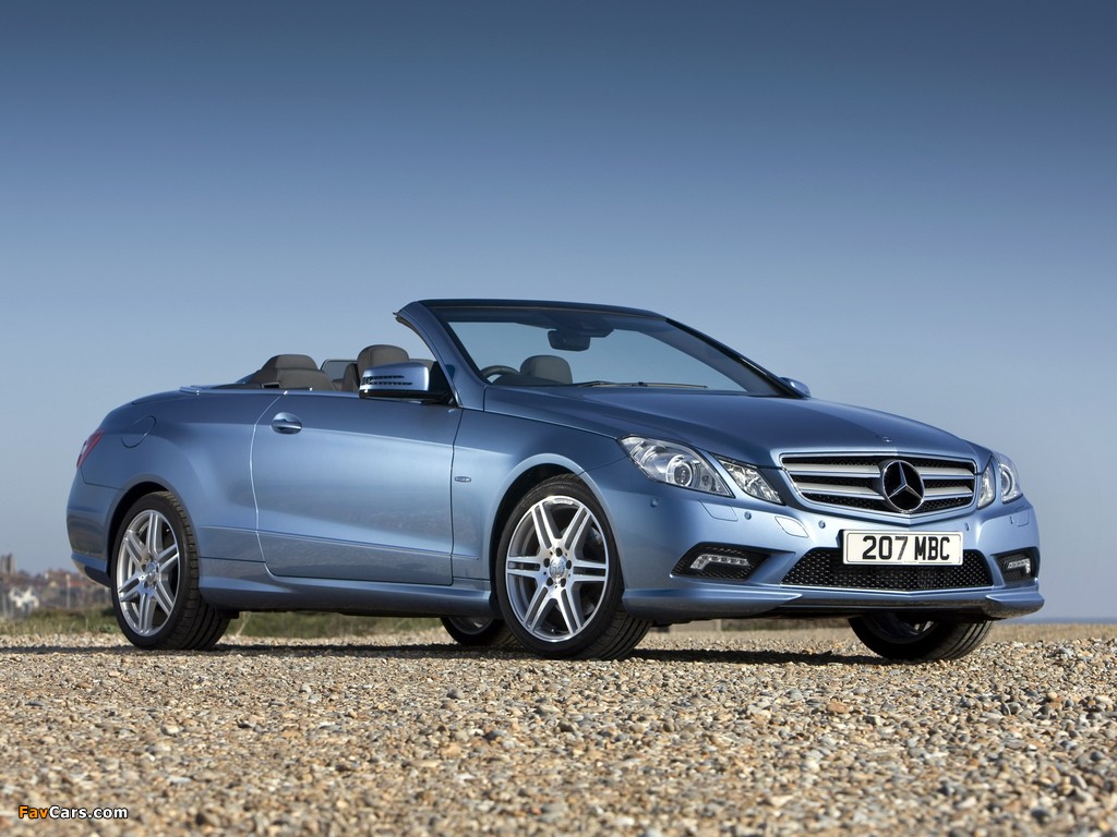 Images of Mercedes-Benz E 250 CDI Cabrio AMG Sports Package UK-spec (A207) 2010–12 (1024 x 768)