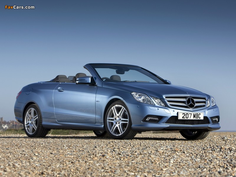 Images of Mercedes-Benz E 250 CDI Cabrio AMG Sports Package UK-spec (A207) 2010–12 (800 x 600)