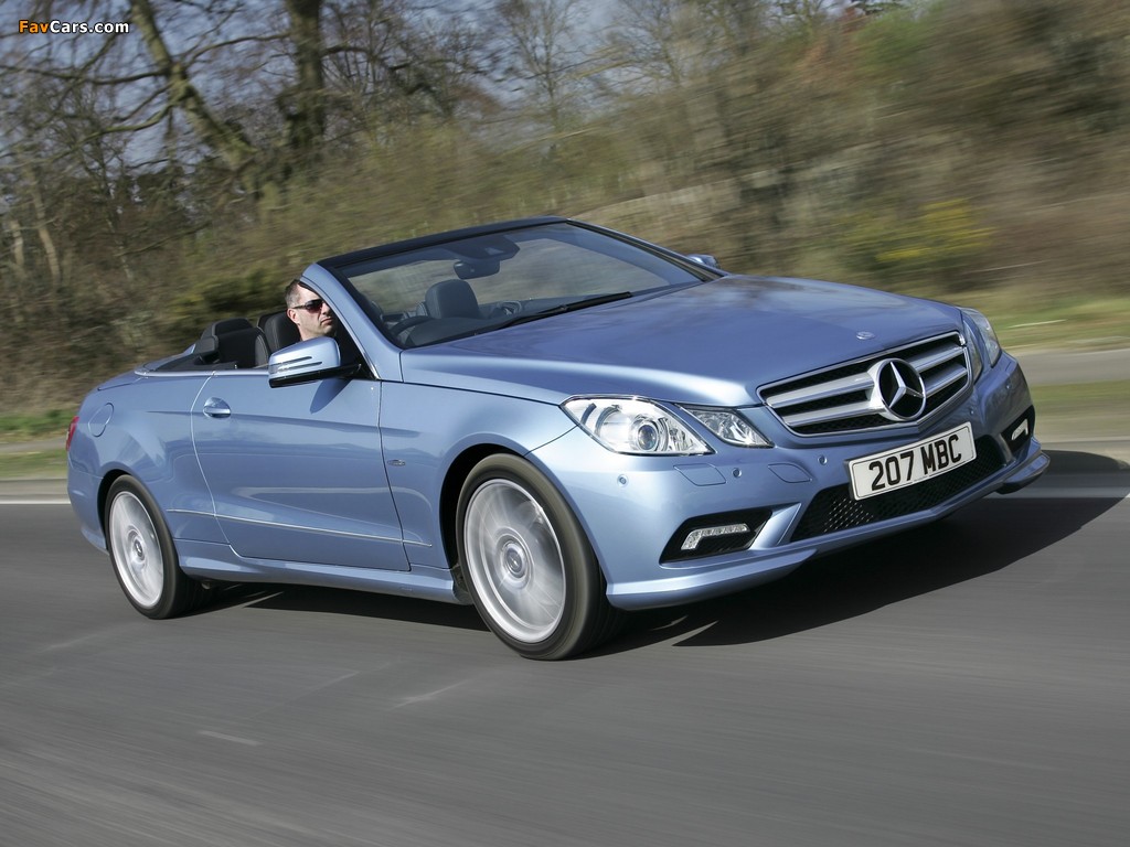 Images of Mercedes-Benz E 250 CDI Cabrio AMG Sports Package UK-spec (A207) 2010–12 (1024 x 768)