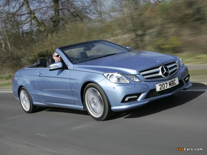 Images of Mercedes-Benz E 250 CDI Cabrio AMG Sports Package UK-spec (A207) 2010–12 (800 x 600)