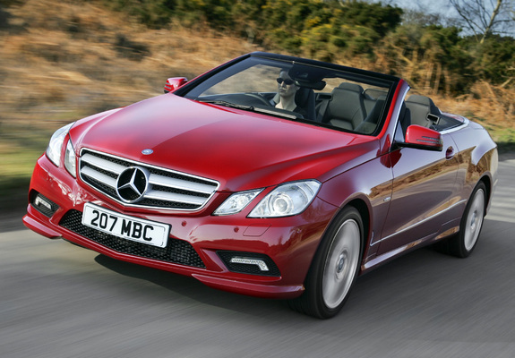Images of Mercedes-Benz E 250 CGI Cabrio AMG Sports Package UK-spec (A207) 2010–12