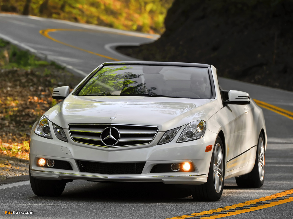 Images of Mercedes-Benz E 350 Cabrio US-spec (A207) 2010–12 (1024 x 768)