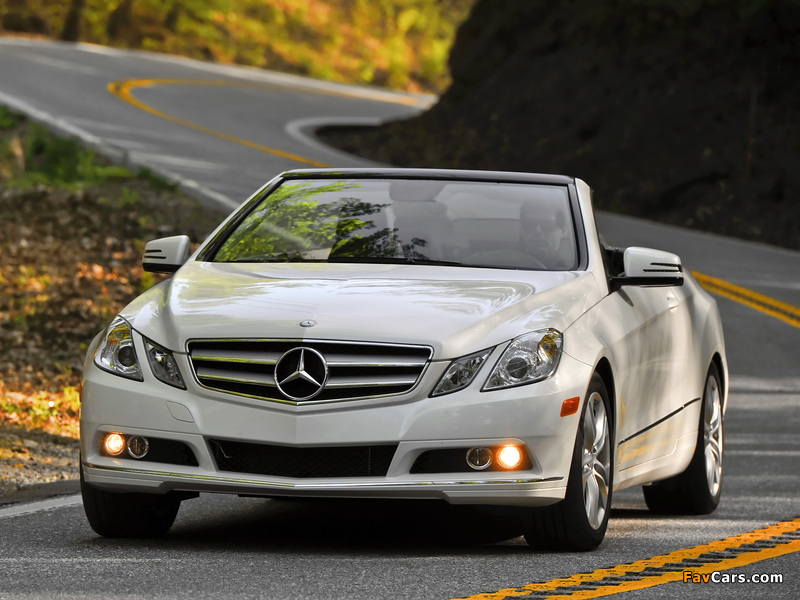 Images of Mercedes-Benz E 350 Cabrio US-spec (A207) 2010–12 (800 x 600)