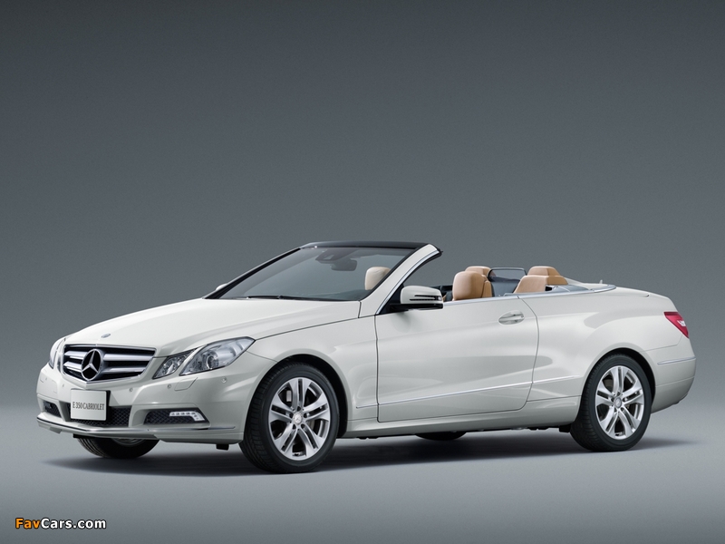 Images of Mercedes-Benz E 350 Cabrio JP-spec (A207) 2010–12 (800 x 600)