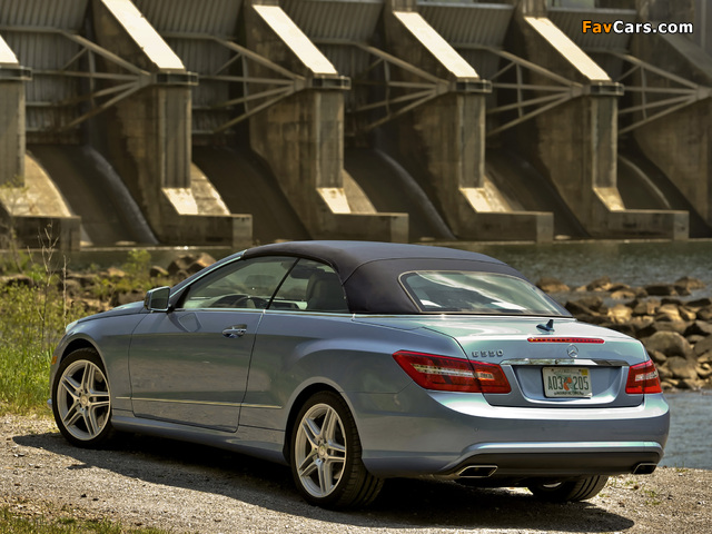 Images of Mercedes-Benz E 550 Cabrio AMG Sports Package (A207) 2010–12 (640 x 480)