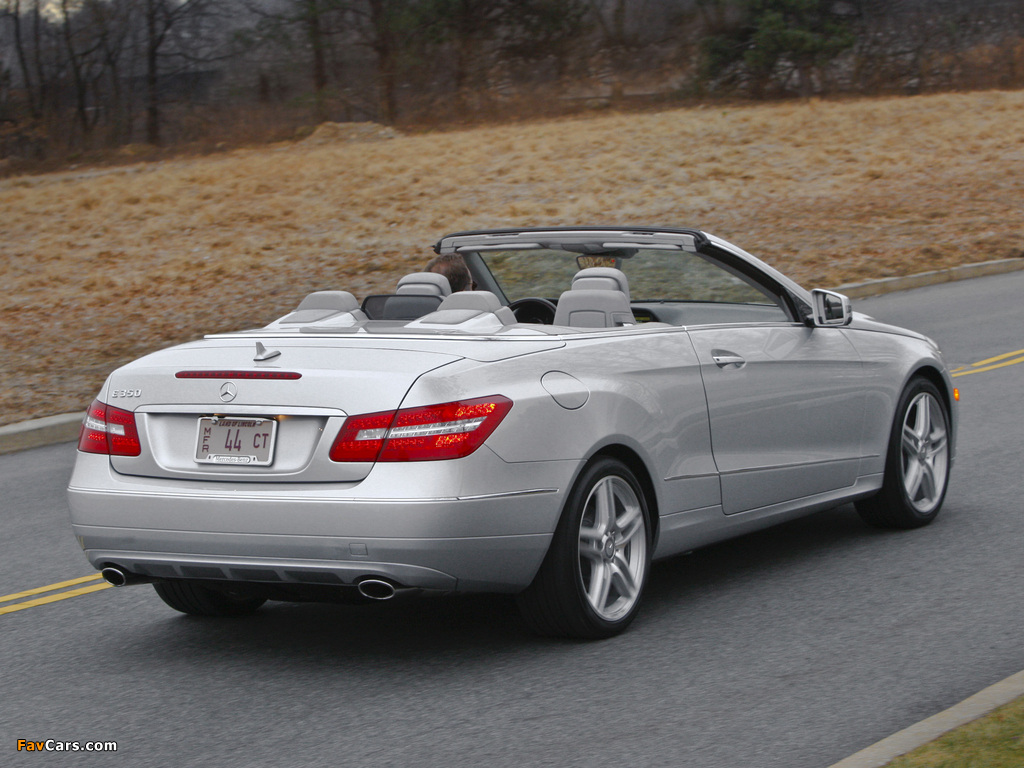 Images of Mercedes-Benz E 350 Cabrio US-spec (A207) 2010–12 (1024 x 768)