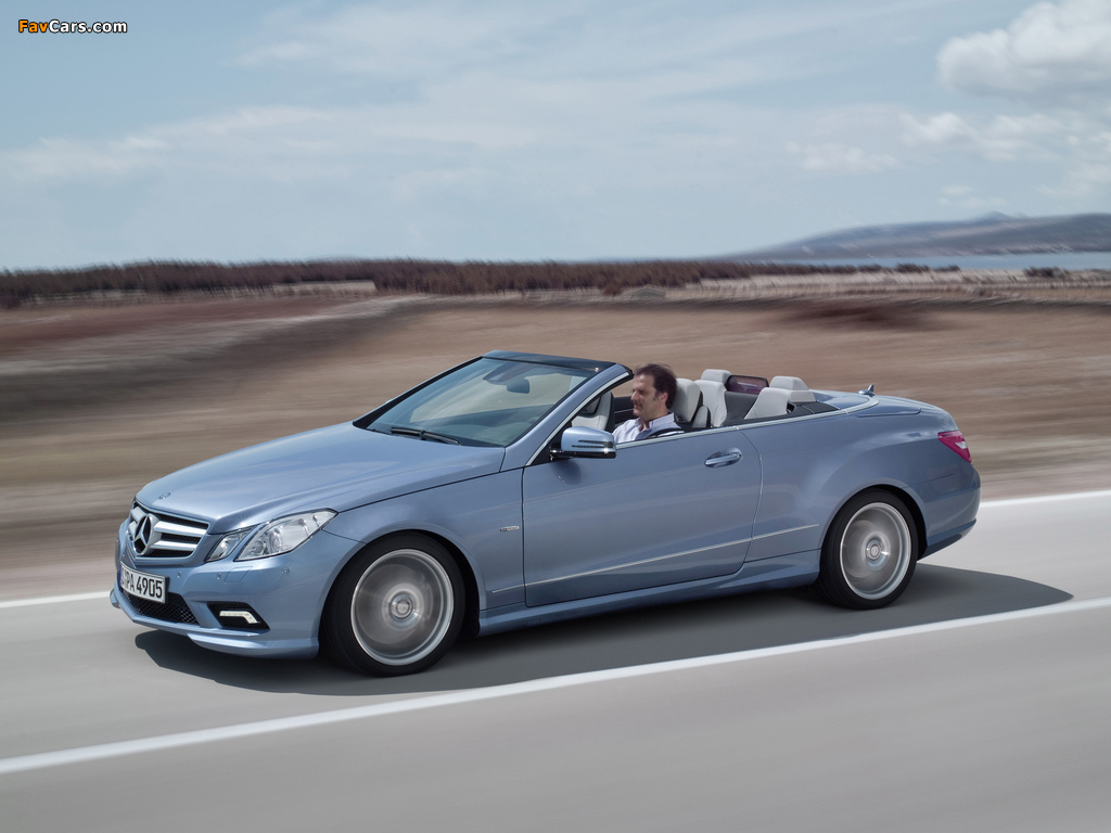 Images of Mercedes-Benz E 500 Cabrio AMG Sports Package (A207) 2010–12 (1024 x 768)