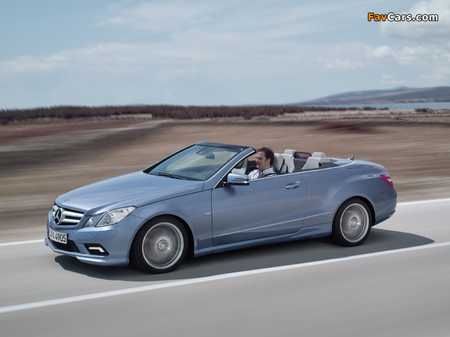 Images of Mercedes-Benz E 500 Cabrio AMG Sports Package (A207) 2010–12 (640 x 480)