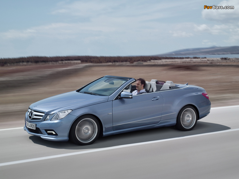 Images of Mercedes-Benz E 500 Cabrio AMG Sports Package (A207) 2010–12 (800 x 600)