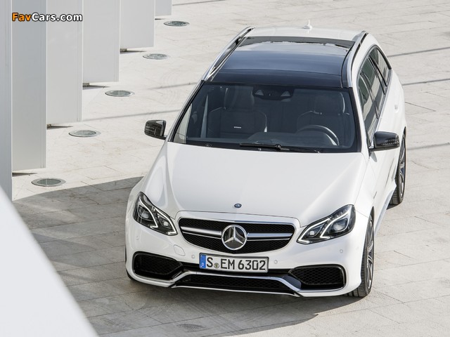 Images of Mercedes-Benz E 63 AMG S-Model Estate (S212) 2013 (640 x 480)