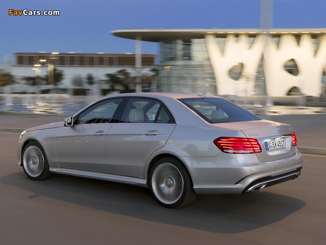 Images of Mercedes-Benz E 400 AMG Sports Package (W212) 2013 (640 x 480)