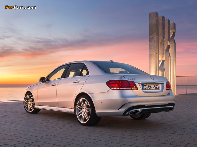 Images of Mercedes-Benz E 500 AMG Sports Package (W212) 2013 (640 x 480)