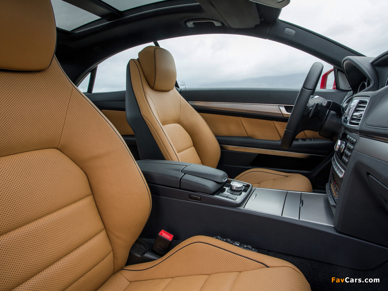 Images of Mercedes-Benz E 500 Coupe AMG Sports Package (C207) 2013 (800 x 600)