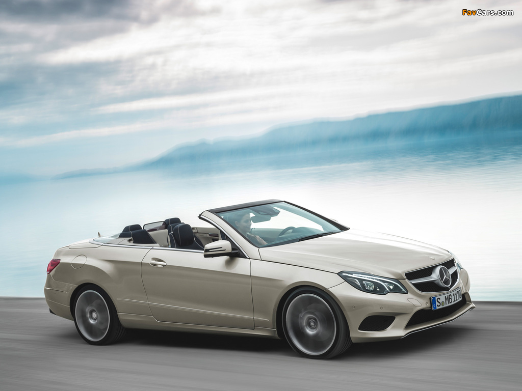 Images of Mercedes-Benz E 350 BlueTec Cabrio (A207) 2013 (1024 x 768)