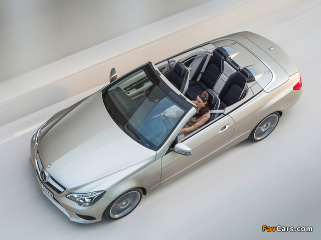 Images of Mercedes-Benz E 350 BlueTec Cabrio (A207) 2013 (640 x 480)