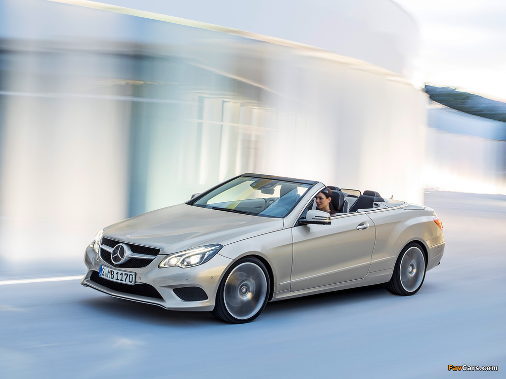 Images of Mercedes-Benz E 350 BlueTec Cabrio (A207) 2013 (1024 x 768)