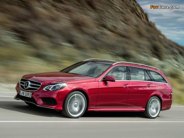 Images of Mercedes-Benz E 250 AMG Sports Package Estate (S212) 2013 (640 x 480)