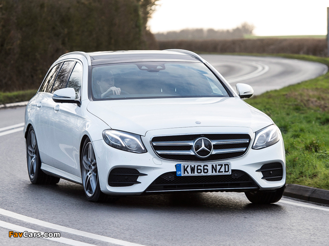 Images of Mercedes-Benz E 220 d 4MATIC AMG Line Estate UK-spec (S213) 2016 (640 x 480)