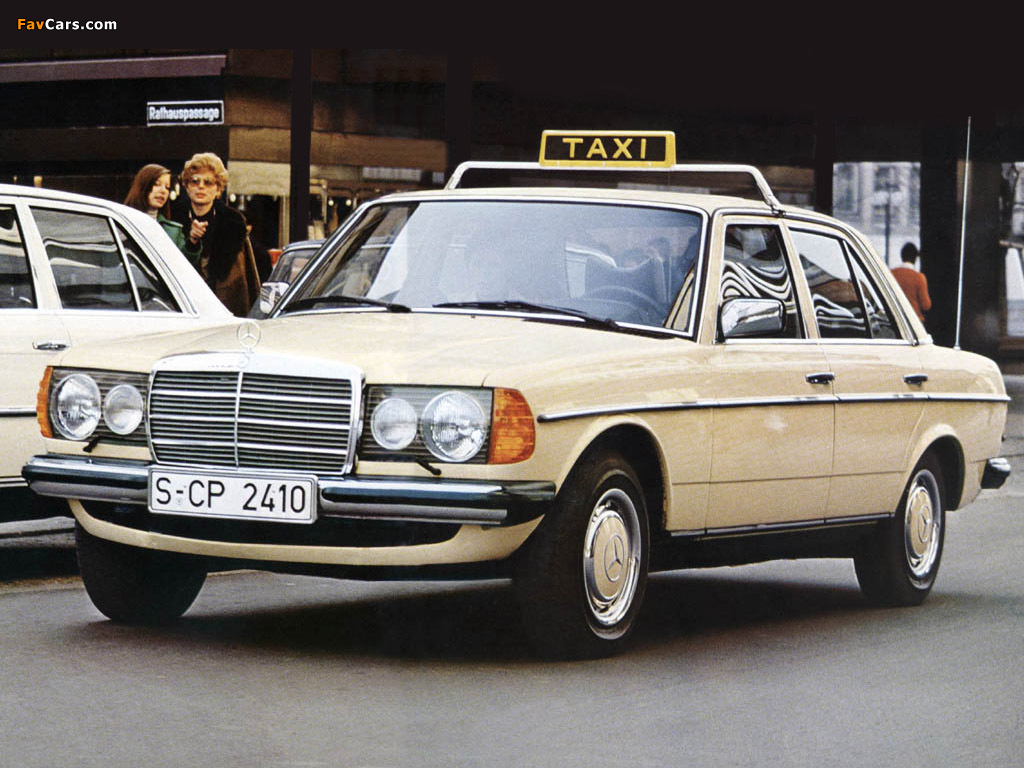 Mercedes-Benz E-Klasse Taxi (W123) 1975–85 wallpapers (1024 x 768)