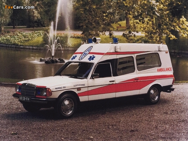Mercedes-Benz E-Klasse Ambulance by Visser (VF123) 1979 wallpapers (640 x 480)