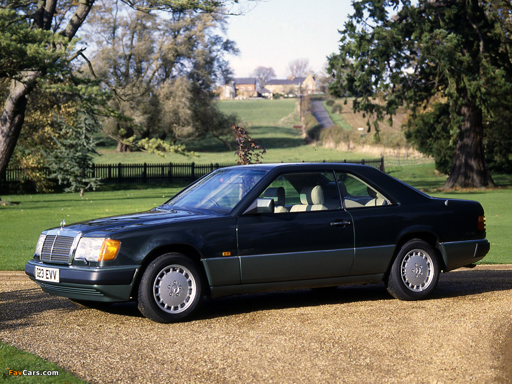 Mercedes-Benz E-Klasse Coupe UK-spec (C124) 1987–96 photos (1024 x 768)