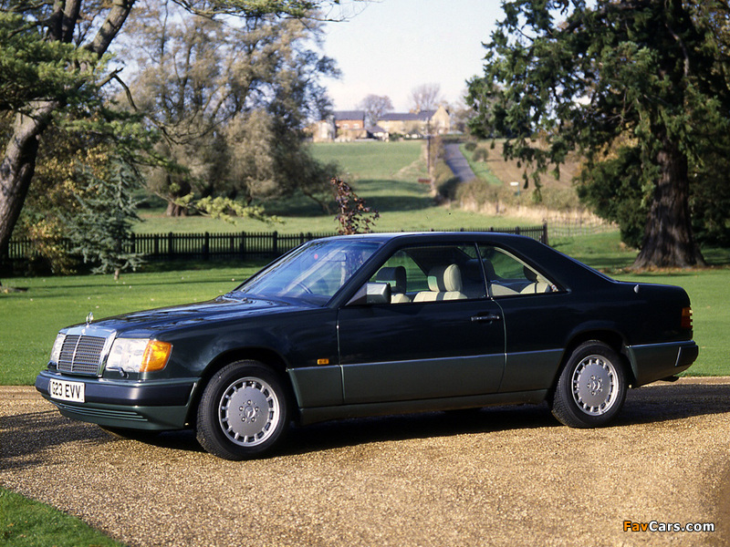 Mercedes-Benz E-Klasse Coupe UK-spec (C124) 1987–96 photos (800 x 600)