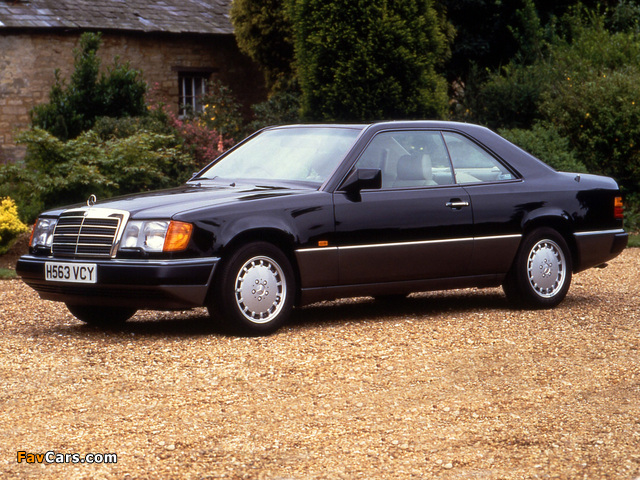 Mercedes-Benz E-Klasse Coupe UK-spec (C124) 1987–96 photos (640 x 480)