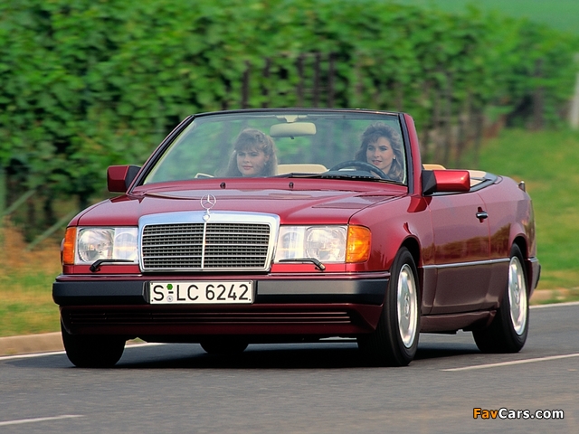 Mercedes-Benz E-Klasse Cabrio (A124) 1991–98 photos (640 x 480)