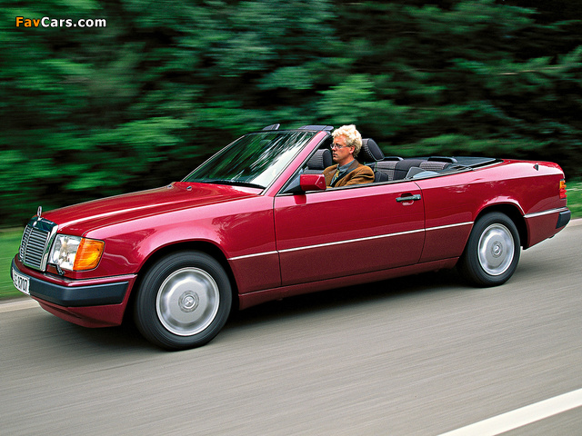 Mercedes-Benz E-Klasse Cabrio (A124) 1991–98 pictures (640 x 480)